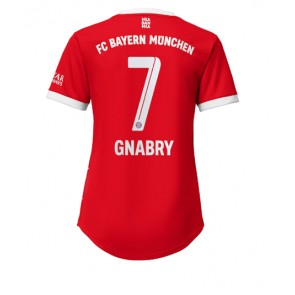 Bayern Munich Serge Gnabry #7 Hjemmedrakt Kvinner 2022-23 Kortermet